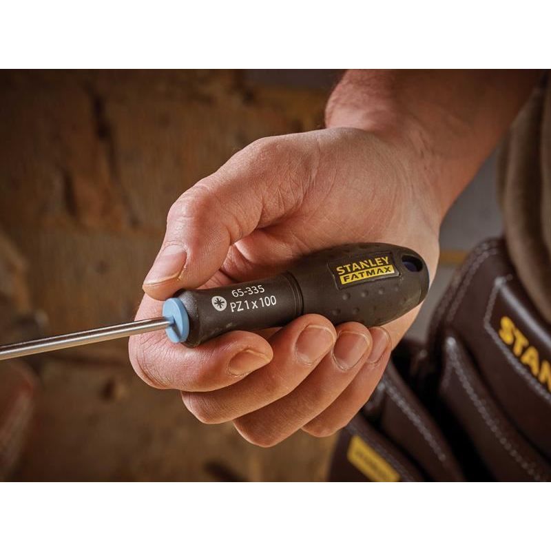 Stanley® Hand Tools FatMax® Screwdriver Pozidriv Tip PZ1 x 100mm STANLEY® Hand Tools - RockBottom Nothampton