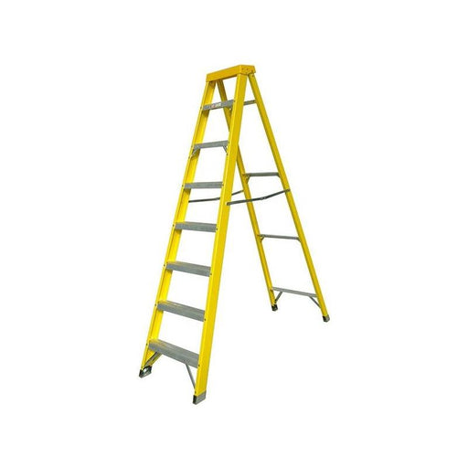 Zarges Fibreglass Swingback Steps Open, 2.71m Closed 2.98m 10 Rungs Zarges - RockBottom Northampton