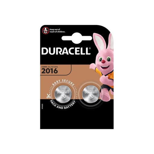 Duracell CR2016 Coin Lithium Battery (Pack 2) Duracell - RockBottom Northampton