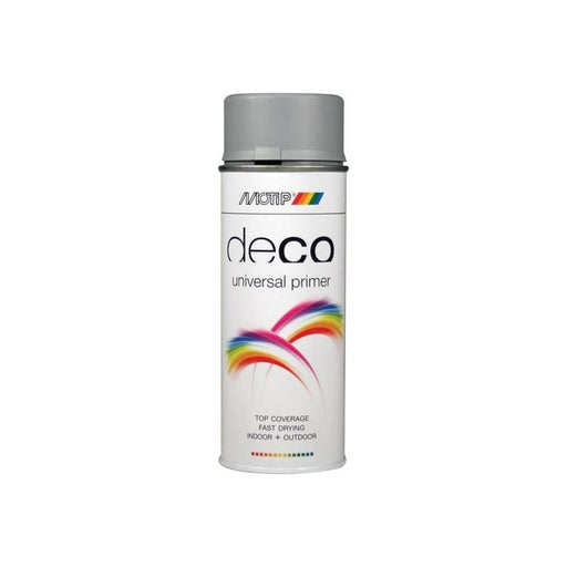 Motip® Deco Spray Primer Grey 400ml MOTIP® - RockBottom Northampton
