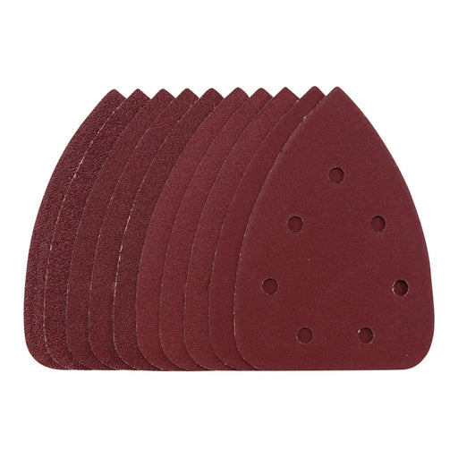 Draper 08626 Detail Sanding Sheets with Hook and Loop, 140mm, Assorted Grit, SSD6 (Pack of 10)