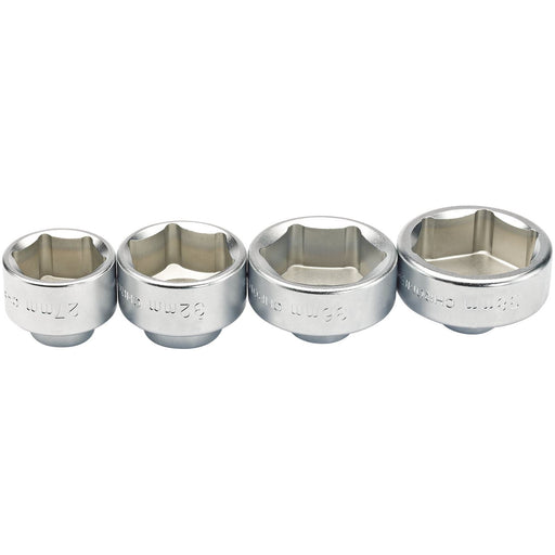 Draper Oil Filter Cap Socket, 3/8" Sq. Dr., 27mm 13425 Draper - Town Tools 