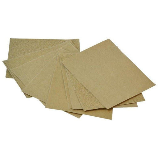 Faithfull Cork Block Glasspaper Sanding Sheets Assorted (Pack 10) Faithfull - RockBottom Northampton