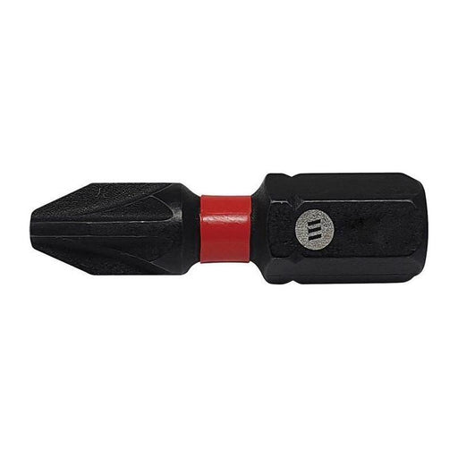 Forgefix ForgeFast Pozidriv Compatible Impact Bit PZ2 x 25mm (Box 10) ForgeFix - RockBottom Northampton