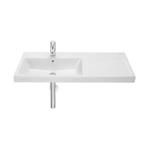 (B100) Roca The Gap Basin 1000x460mm LH 1th White