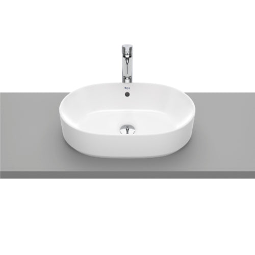(B100) Roca The Gap C/Top Rnd Basin 550x390x130mm White
