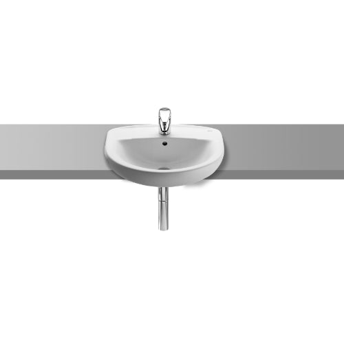 Roca Laura Semi Recessed 1th Basin White