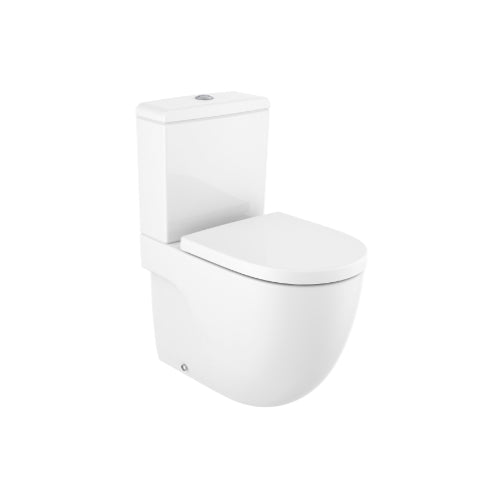 (B100) Roca Meridain-N FS CC Cpct BTW Rimless Pan White
