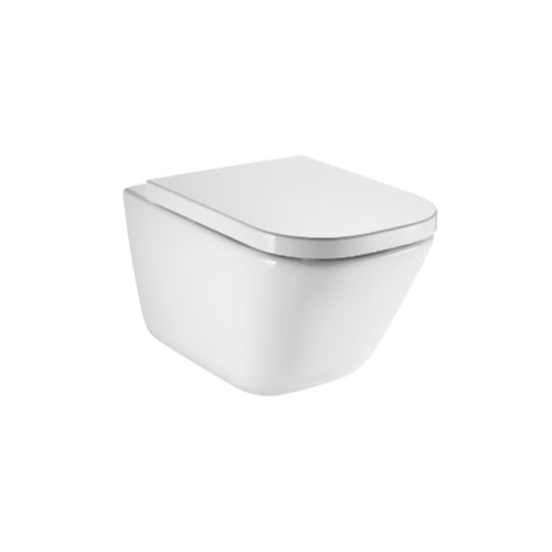 Roca The Gap Clean-Rim WH Pan White