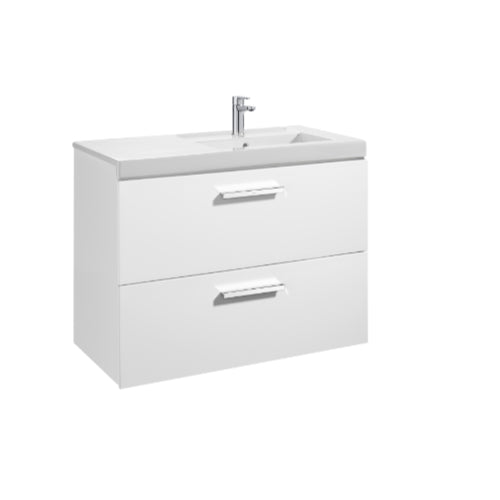 (B100) Roca V/Unit Prisma 2 Drw 900 Gloss White