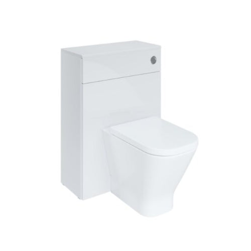 (B100) Roca Victoria Maxi BTW WC Unit 600mm Gloss White -Worktop Sold Separately