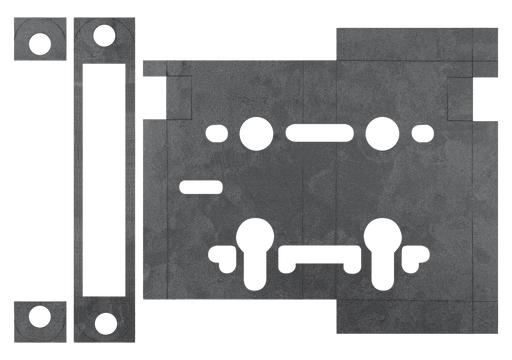Atlantic Bathroom Lock Intumescent Lock Kit FD30 1mm