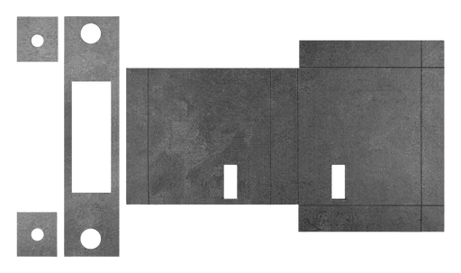 Atlantic Deadlock - 3LK Intumescent Lock Kit FD30 1mm