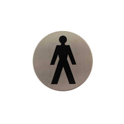 Atlantic Male 3M Adhesive 75mm - Satin Stainless Steel