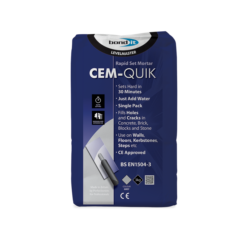 Bond It LevelMaster Cem-Quik Concrete Patch Repair