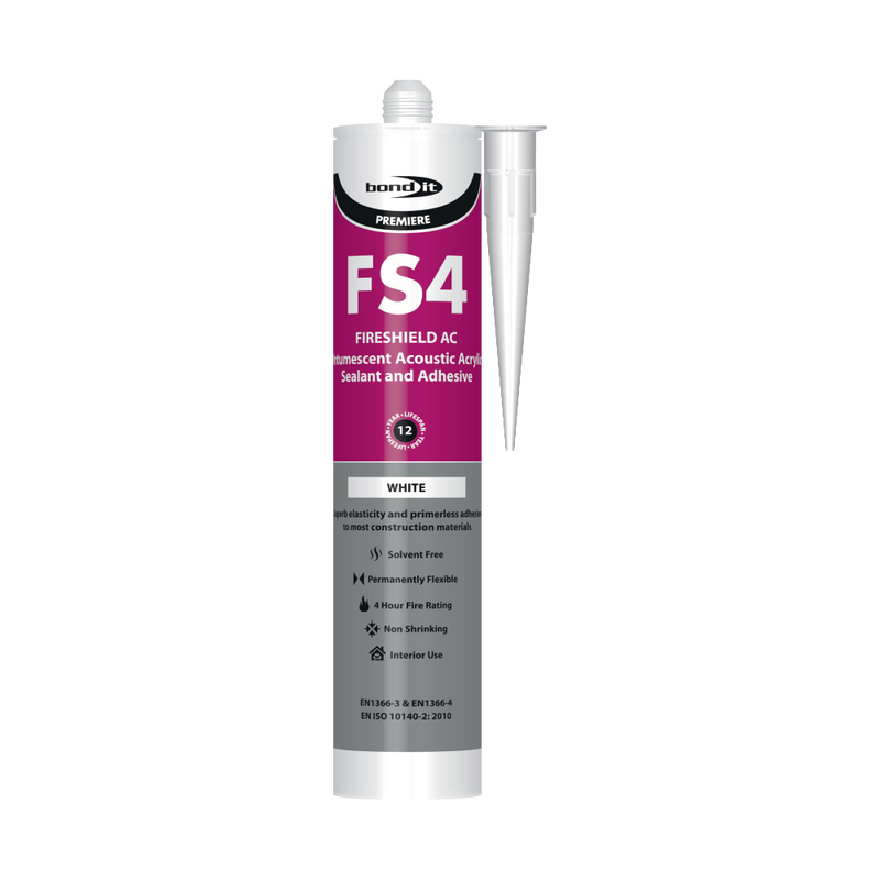 Bond It FS4 Fireshield AC Intumescent Sealant - Box of 25
