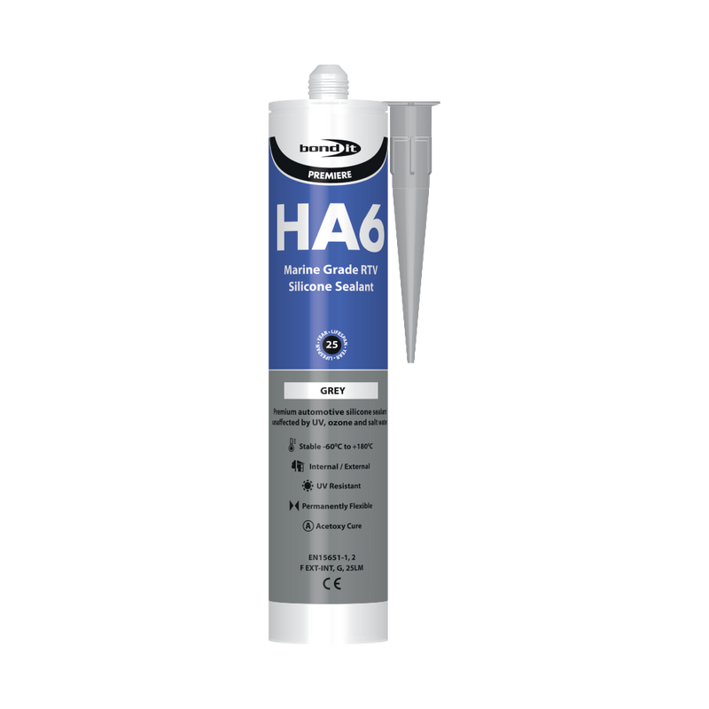 Bond It HA6 RTV Marine Silicone Sealant 310ml - Box of 25