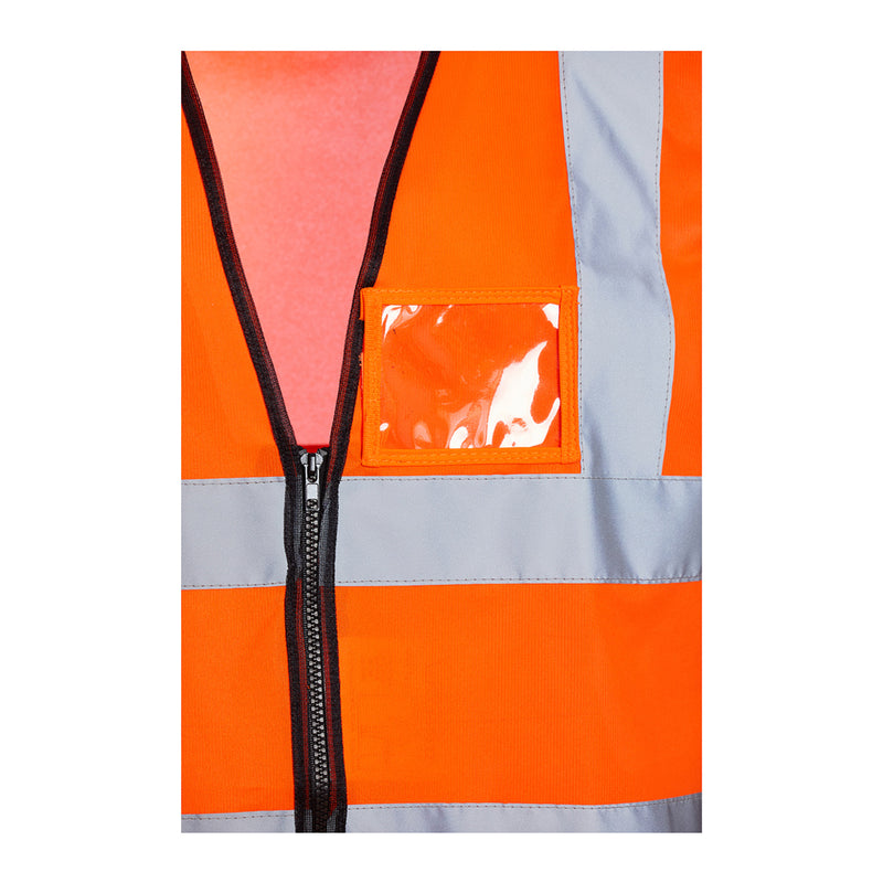 Blackrock Hi-Vis Executive Sleeveless Vest/Waistcoat - Orange size XL