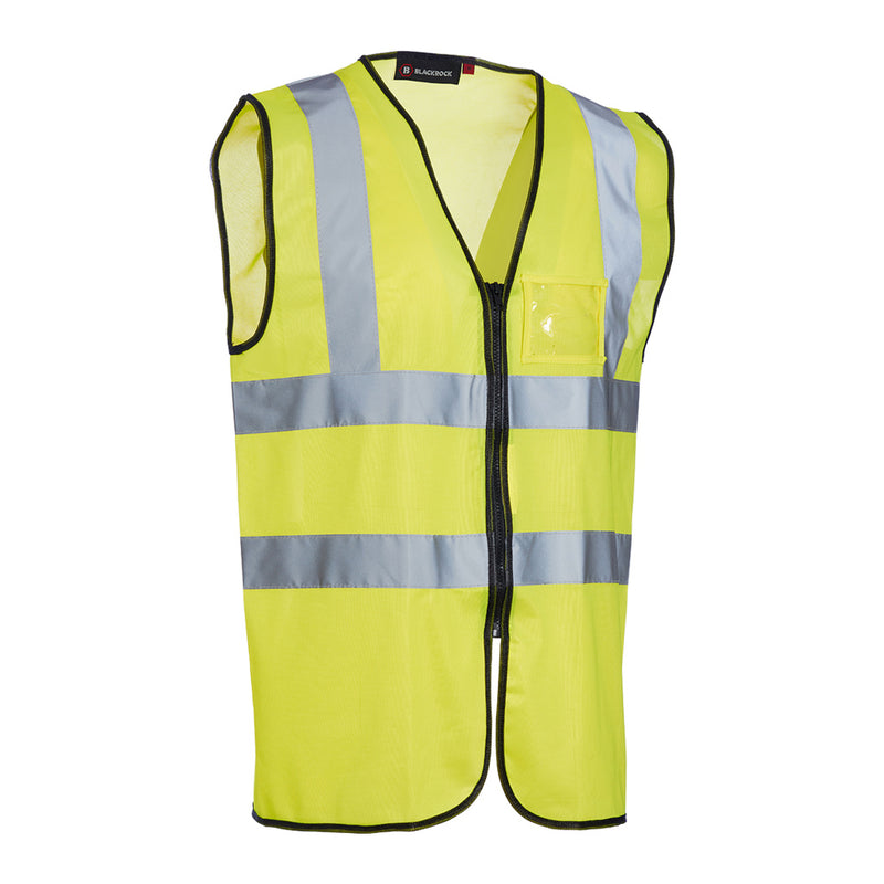 Blackrock Hi-Vis Executive Sleeveless Vest/Waistcoat - Yellow size L