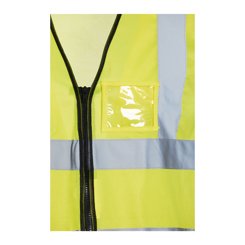 Blackrock Hi-Vis Executive Sleeveless Vest/Waistcoat - Yellow size L