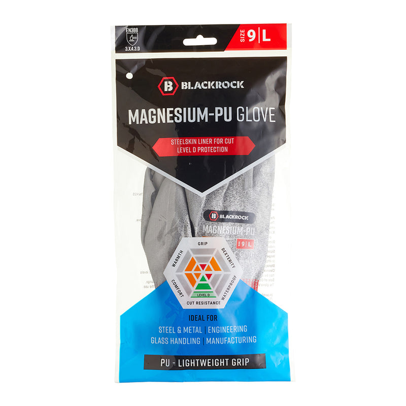 Blackrock Magnesium-PU Cut Resistant Gloves Pair - size 7/S