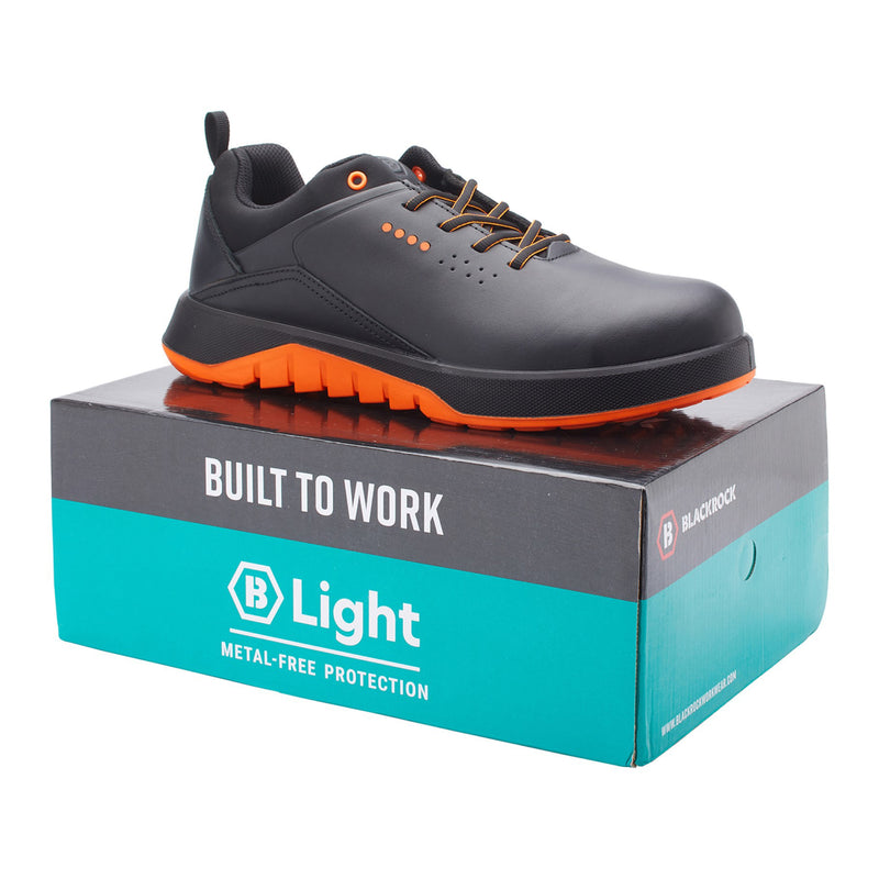 Blackrock Austin Composite Safety Trainers - Black/Orange size 5