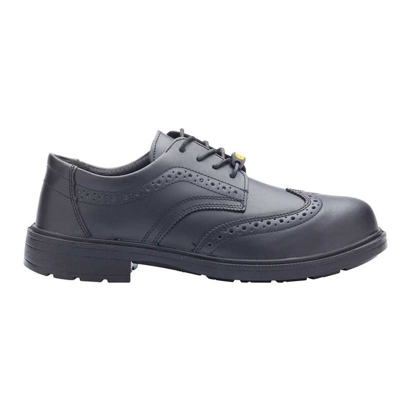 Blackrock Brogue Composite Safety Shoes - Black size 12