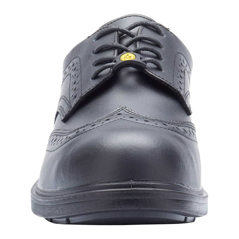 Blackrock Brogue Composite Safety Shoes - Black size 12