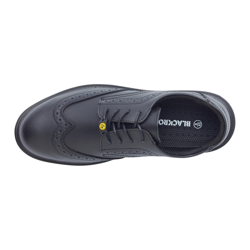 Blackrock Brogue Composite Safety Shoes - Black size 12