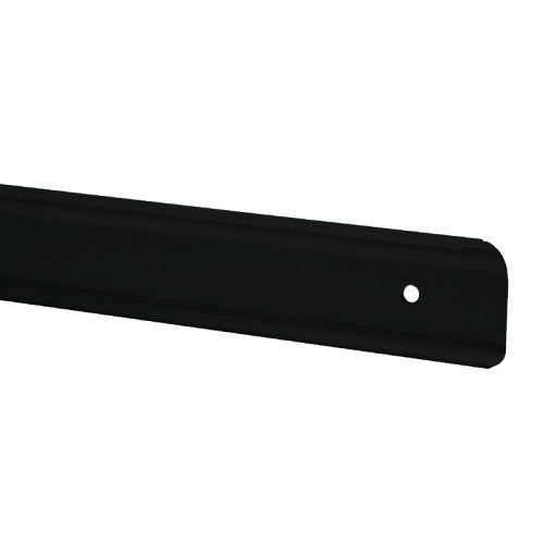 40mm Bullnose Corner Worktop Trim - 10mm Radius - Black