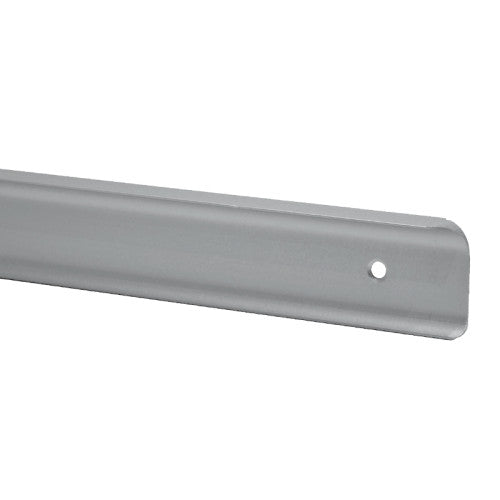40mm Bullnose Corner Worktop Trim - 10mm Radius - Matt Silver
