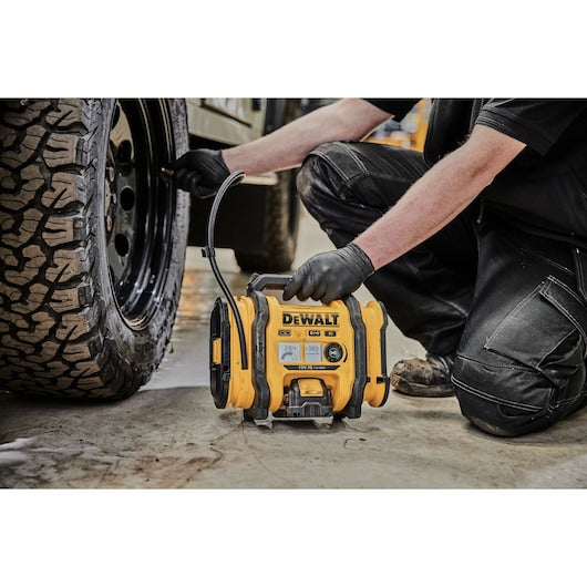 Dewalt Power Tools DCC018N XR Triple Source Inflator 18V Bare Unit DeWALT Power Tools - RockBottom Northampton