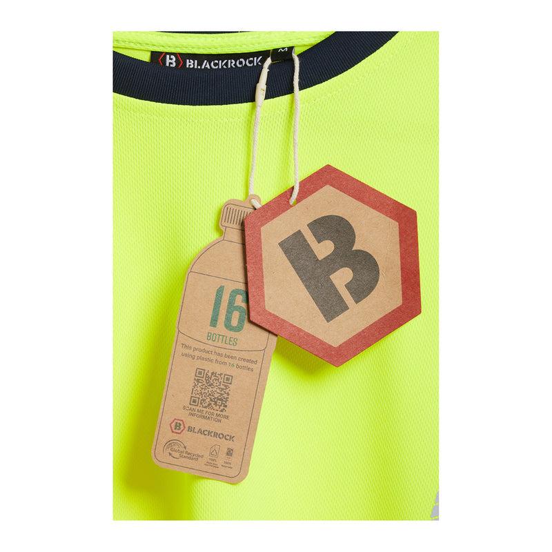 Blackrock Hi-Vis Eco T-Shirt - yellow size S