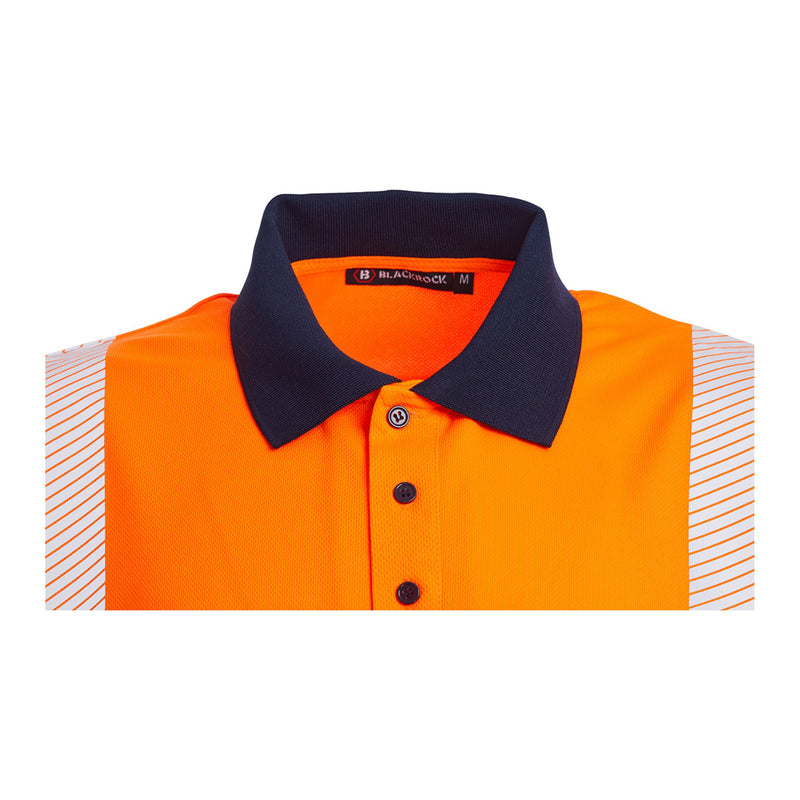 Blackrock Hi-Vis Eco Polo Shirt - orange size XL