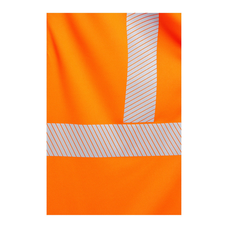 Blackrock Hi-Vis Eco Polo Shirt Long Sleeve - orange size 2XL