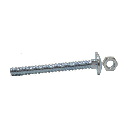 M8 x 110mm ZP Small Carriage Bolts & Nuts (Packs of 4)