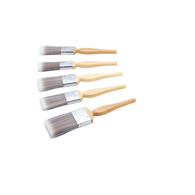 Fit For The Job 5pc Diamond Flat Paint Brush Set