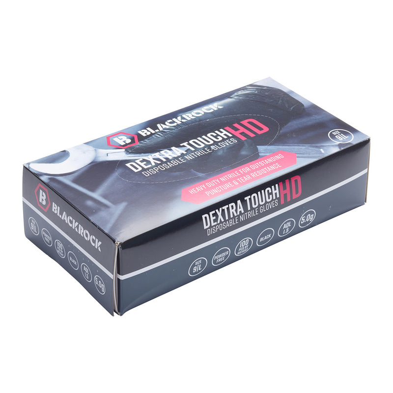 Blackrock Dextra Touch HD Disposable Nitriles Gloves Box 100 pcs - size M