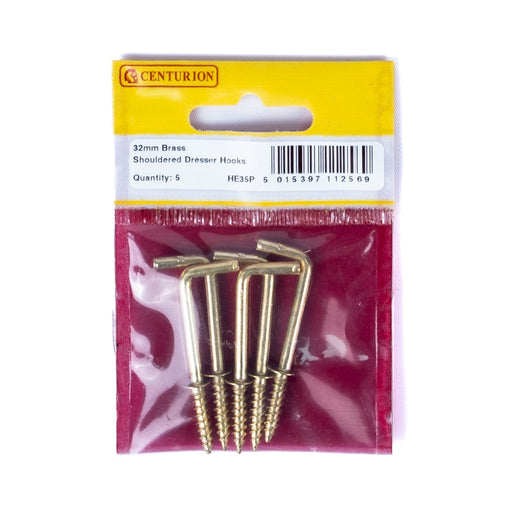 25mm EB Shouldered Dresser Hooks (Pack of 5
