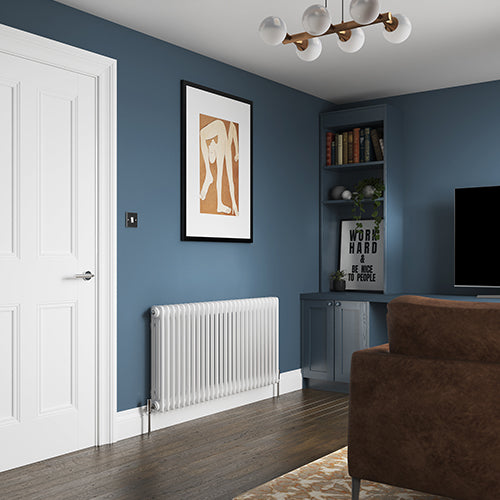 HENRAD 3 COLUMN White Radiator 300mm x 440mm