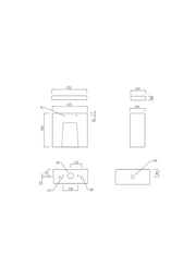 Glade Round 390mm x 375mm 6/4L Dual Flush Cistern & Mechanism - White