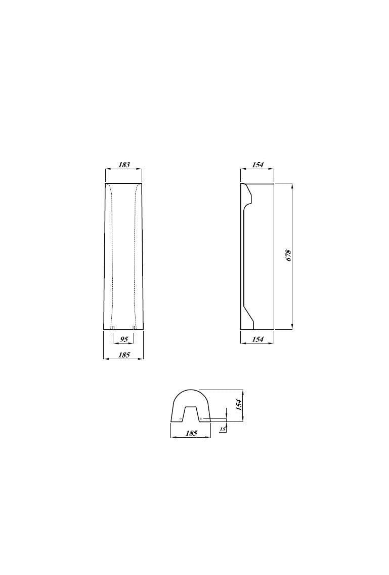 Drift Round 680mm x 185mm Full Pedestal - White