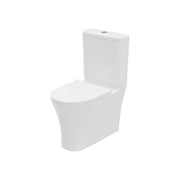 Drift 450mm x 600 x 360mm Rimless Closed Back Comfort Height Close Coupled Pan - White