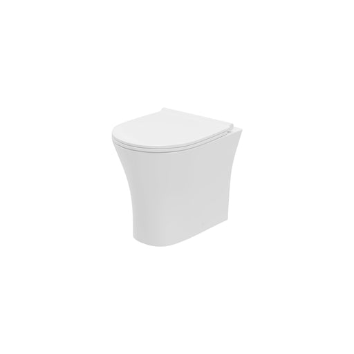Drift Rimless 400mm x 465mm x 350mm Back To Wall WC Pan - White