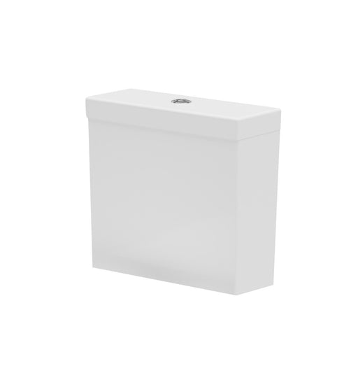 Eclipse Square 380mm x 380mm 6/4L Dual Flush Cistern & Mechanism - White