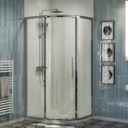 Belmont 6mm x 900mm x 760mm 1 Door Quadrant Shower Enclosure