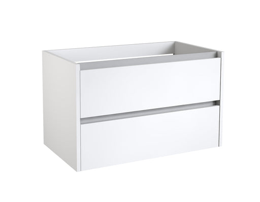 Thalia 790mm x 500mm x 455mm 2 Drawer Wall Mounted Vanity Unit - Matt White