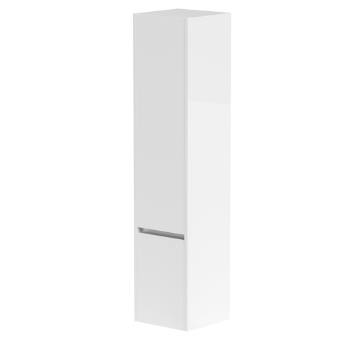 Thalia 1600mm x 350mm x 350mm 2 Door Tall Boy Storage Unit - Matt White