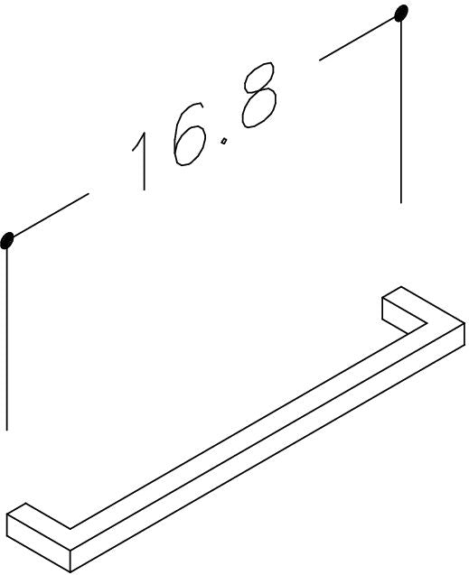 Echo 168mm Drawer Handle