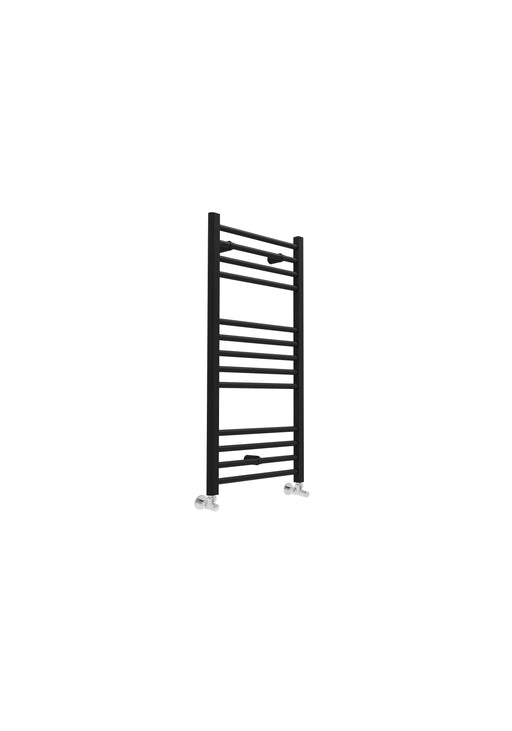 Lagoon Straight 1000 x 500mm Towel Warmer - Matt Black